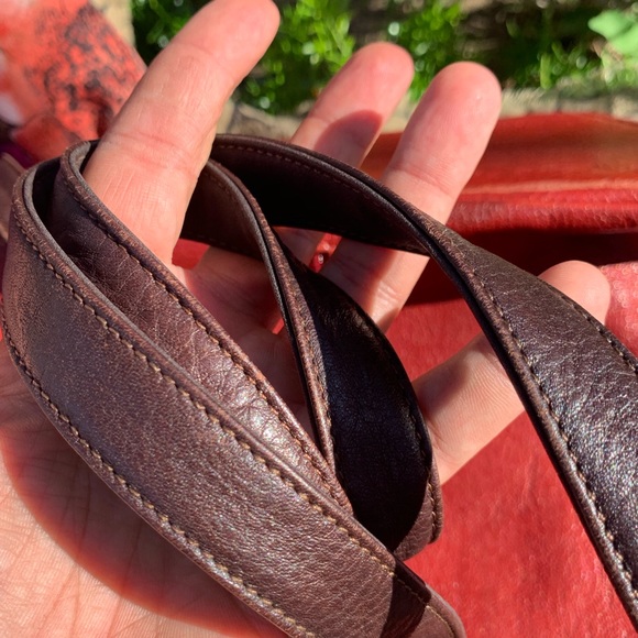 ✨🖤❤️🎒 Beautiful Brick Red Leather 🎒❤️🖤✨ - Picture 4 of 8